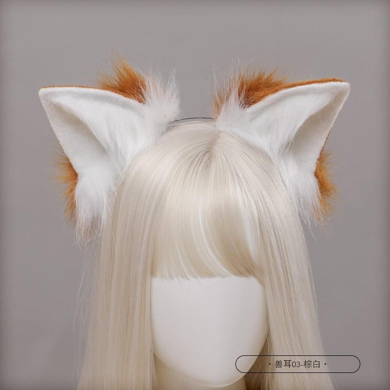 Handmade Plush Fox Tail Cosplay Accessory Anime Conventions Unisex Animal Costume Prop