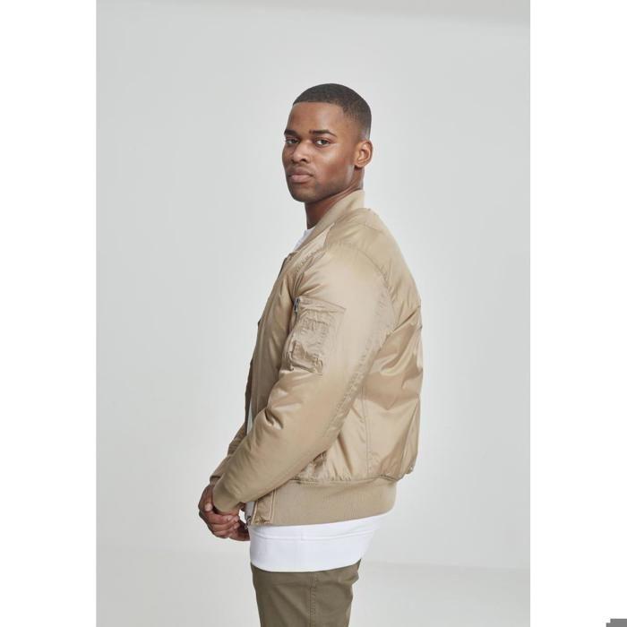 Veste - Urban Classics - Basic Bomber Jacket - Beige - Mixte - Adulte