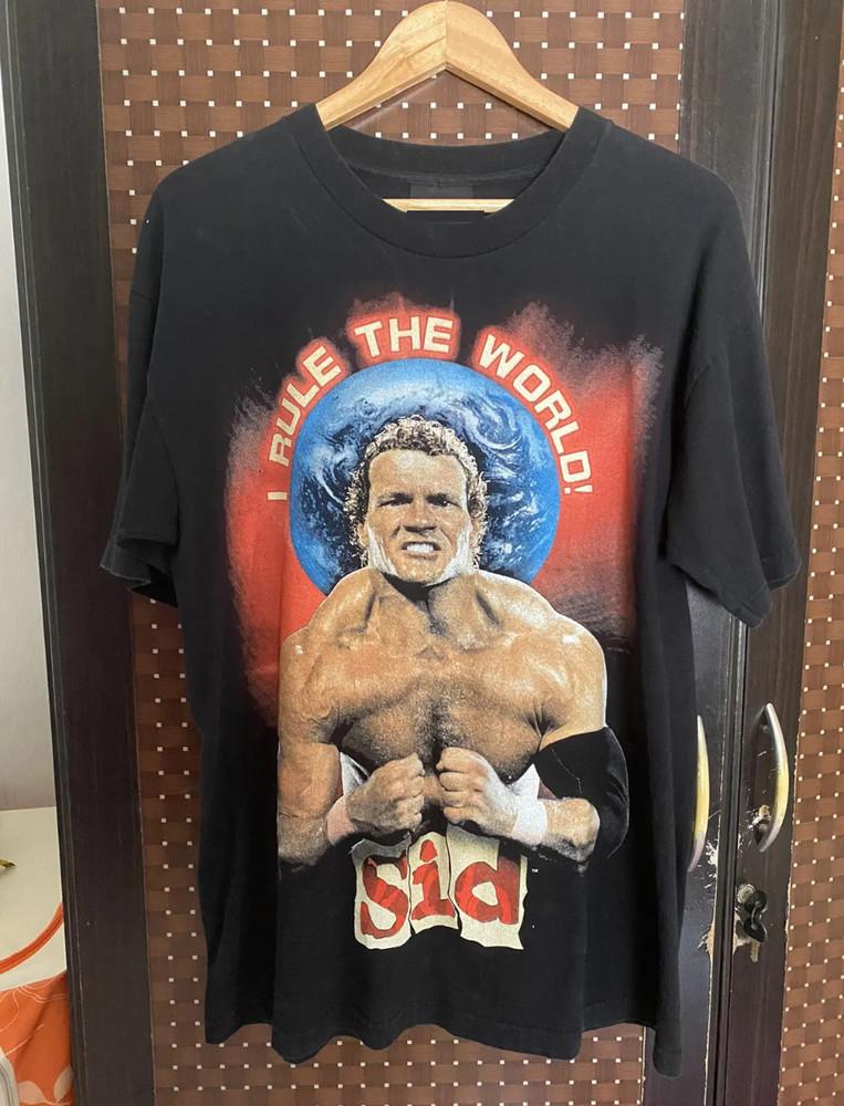 Редкая винтажная черная футболка с коротким рукавом Sycho Sid Vicious 90-х, унисекс XXXXL
