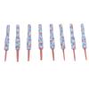 8pcs Crochet Hooks Ergonomic Design Comfortable Handle Easy Identification Compact Portable Knitting Supplies