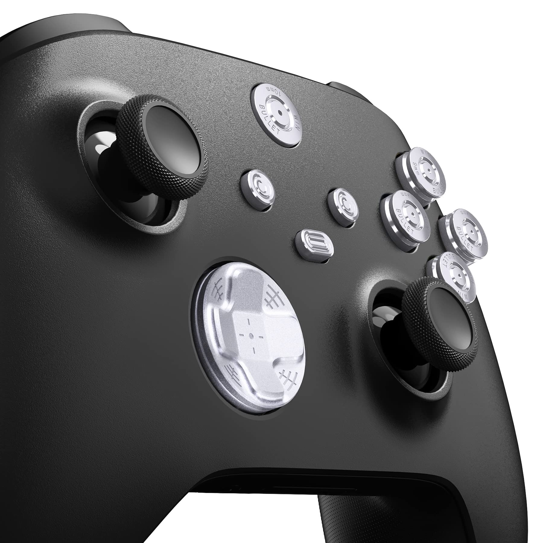 

eXtremeRate Metal Red Button for Compatible with Xbox Core Wireless 9 in 1 Custom Accessory Kit for Compatible with Xbox Series X S Aluminum Alloy