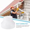 Duct Reducer ABS Plastic Ventilation Pipe Adapter 150Mm To 100Mm Straight Duct Connector Exhaust Adapter for Dryer Extractor Fan