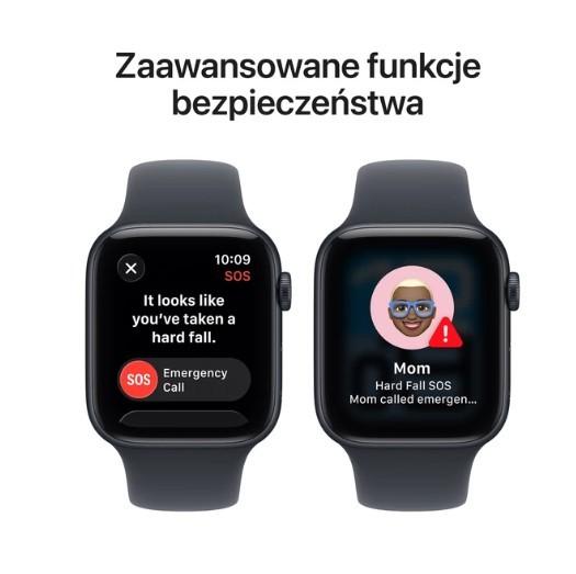 שעון SE 3 GPS+Cellular 44 מ"מ גוף אלומיניום חצות עם רצועת ספורט חצות S/M