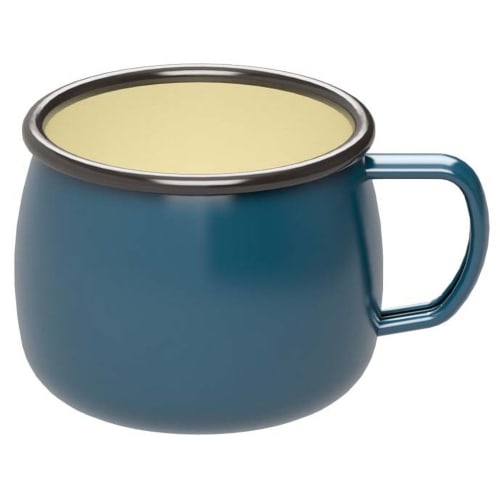 

CAPTAIN STAG BBQ Cup Enamel Mug Dark Blue 400ml UH-504 Width 88 x Depth 117 x Height 75mm