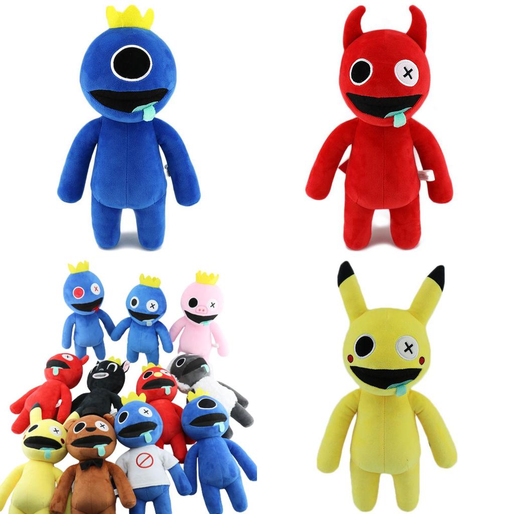 Rainbow Friends Chapter 2 Plush Toy Collection- Featuring Demon Vampire Piggy Omega Cyclops Friends