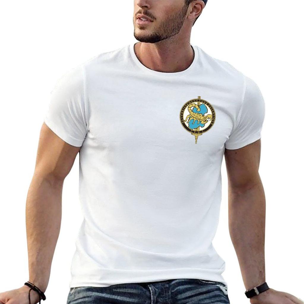 Badge Printing T-Shirt Man Fashionable Comfortable Soft Breathable Summer Loose Sports Leisure Cotton T-shirt