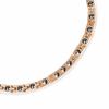 Cherish Germanium Necklace in Pink Gold, a Great Christmas Gift for Men and Women