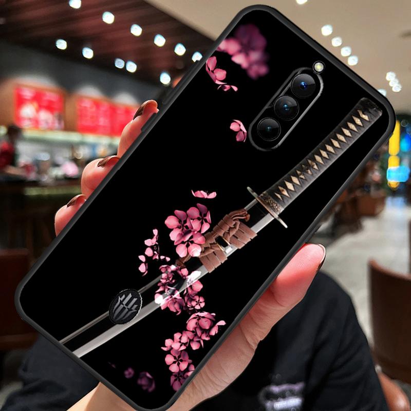 Japan Samurai Katana Case For ZTE Nubia Red Magic 8S 9S 10S 8 9 10 Pro Plus 6S 7S 6 7 Pro 5G 6R 11 Pro Plus Cover