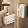 Wall-Mounted Suction Cup Diamond Pattern Tissue Box