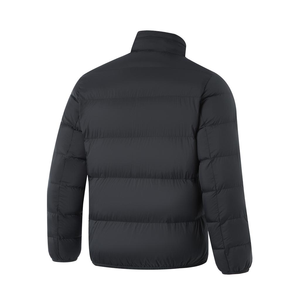 Li Ning Fitness Series Cold Resistant Outdoor Solid Color Lightweight Casual Versatile Logo Stand Collar Short Winter Down Jacket AYMU091-1
