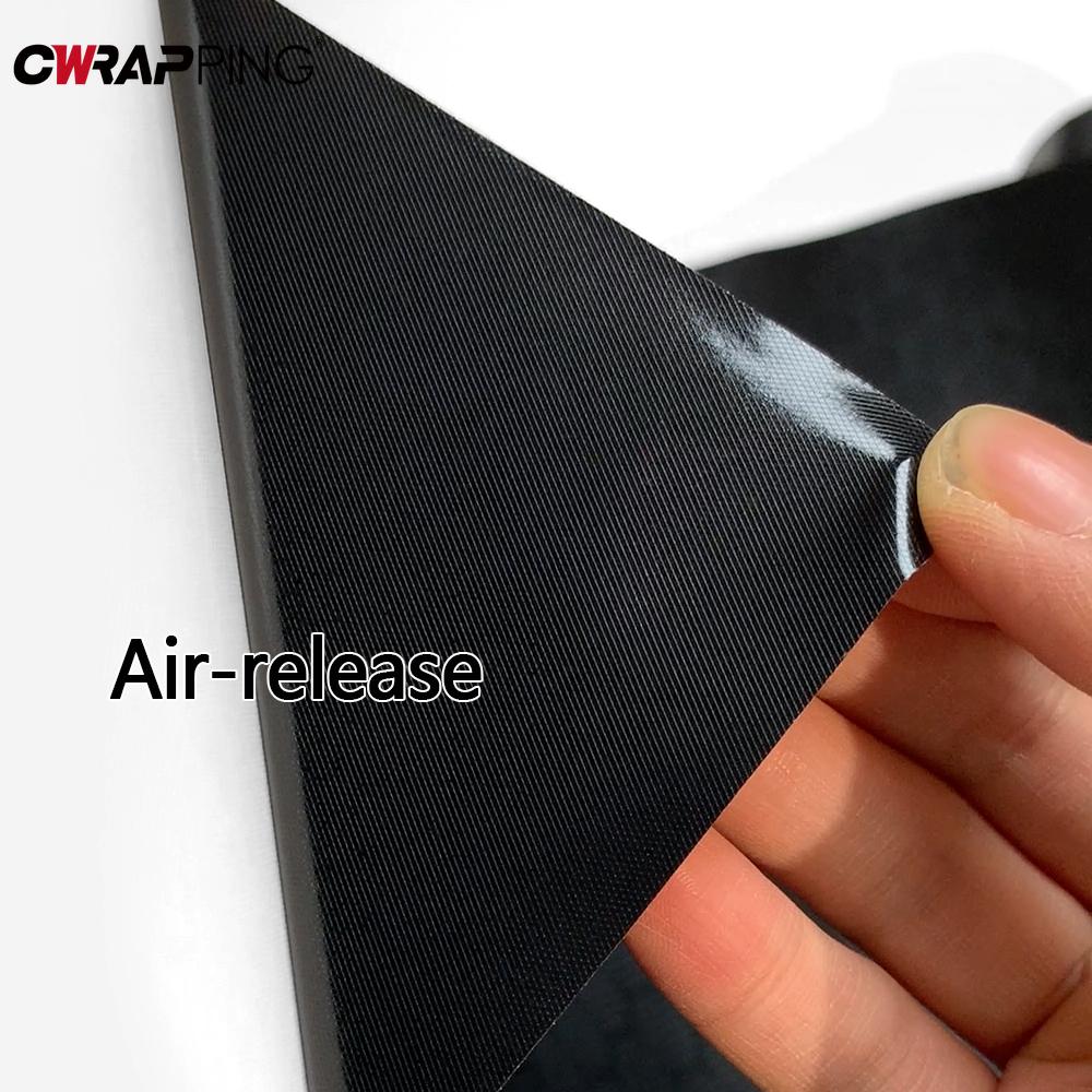 Car Forged Diamond Carbon Fiber Sticker Waterproof Air Release DIY Stickers Car On The Hood Adhesive Vinyl for Auto Stickers