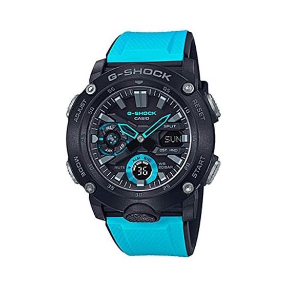 

[Casio] CASIO [Зарубежная модель] G-SHOCK G-Shock Мужские Часы Серия GA-2000 Carbon Core Guard Черный x Синий Черный Синий Ремешок Сменный GA-2000-1A2