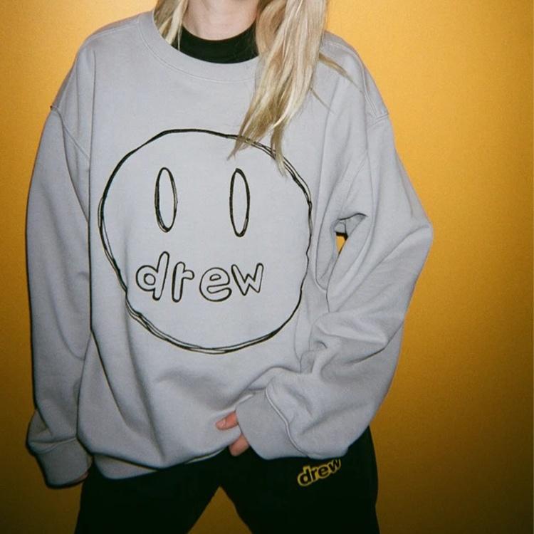 Drew House Sketch Crewneck Sweatshirt 'Grey' Men's DR-SS20-57