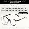 3 Pairs of Popular Women's Anti Blue Light Computer Reading Glasses Women's Reading Glasses with Presbyopia