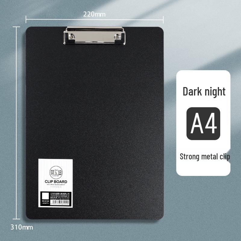 A4 Multi-Function Clipboard: Plastic Foam Board, Hard Clip, Student & Office Use