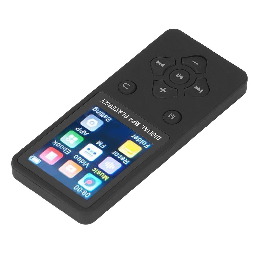 MP4 Player Multifunctional 1.8 Inch Color Screen BT 5.0 MP3 Music Player HiFi Music Player Supports Pictures Video