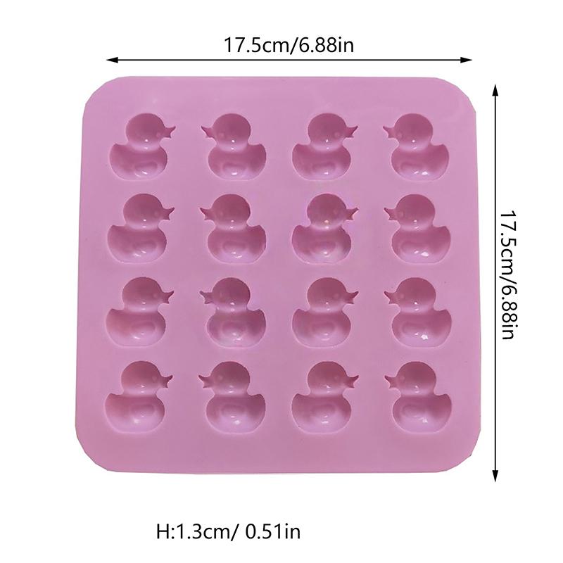 Ente Silikon Weichbonbon Schokolade Süßigkeitenform Keks Kuchen Seife Handwerk Backform Dekoratives Gebäck DIY Werkzeug
