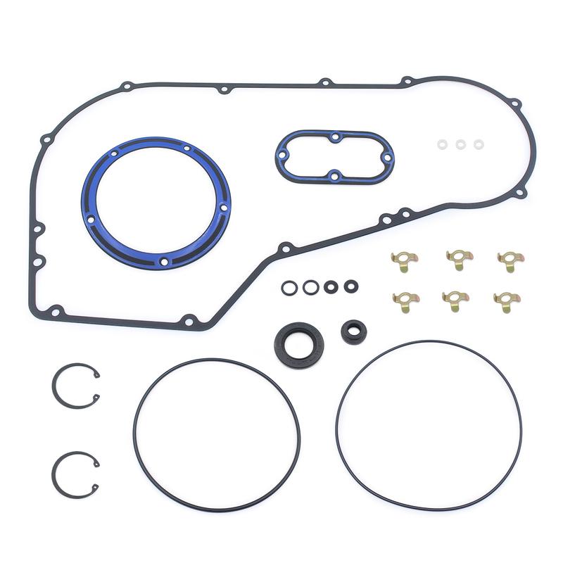 For Harley Dyna Fat Boy Heritage Softail Springer Night Train Softail 1994-1999 Motorcycle Clutch Primary Cover Gasket Kits