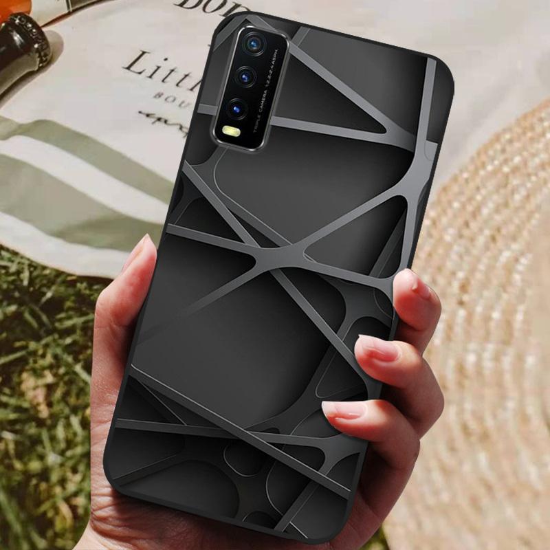 For Vivo Y11S Case Silicone Soft TPU Phone Cover For Vivo Y12s V2027 Case Cartoon Case Protective Bumper For Vivo V2032 Y11s