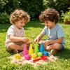 1 Set Jucărie Ice Cream Pretend Play pentru Copii Plastic Jucărie Con și Lopățică Joc de Rol Accesorii Bucătărie Cadou Educațional pentru Băieți Fete
