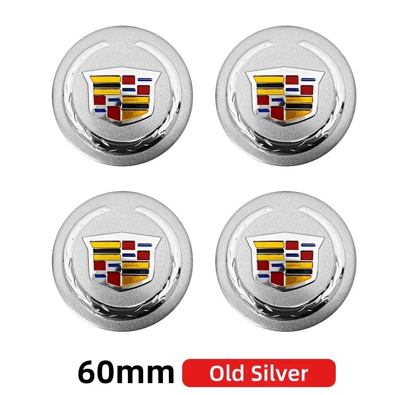 4 pezzi 56mm 60mm 65mm Tappo Coprimozzo Centrale Ruota Auto Coprimozzo Cerchione Adesivi Per Cadillac ATS BLS CT4 CT5 CTS SRX XT6 XTS Escalade Deville