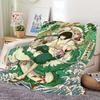 Flannel warm comfort style  romance soft plush blanket retro for sofa Japanese living room Classic office bedroom travel gift