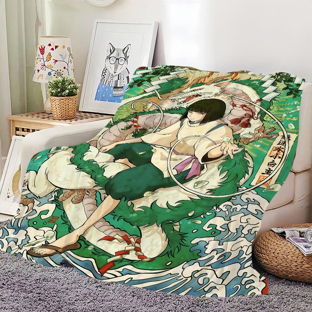 Flannel warm comfort style  romance soft plush blanket retro for sofa Japanese living room Classic office bedroom travel gift