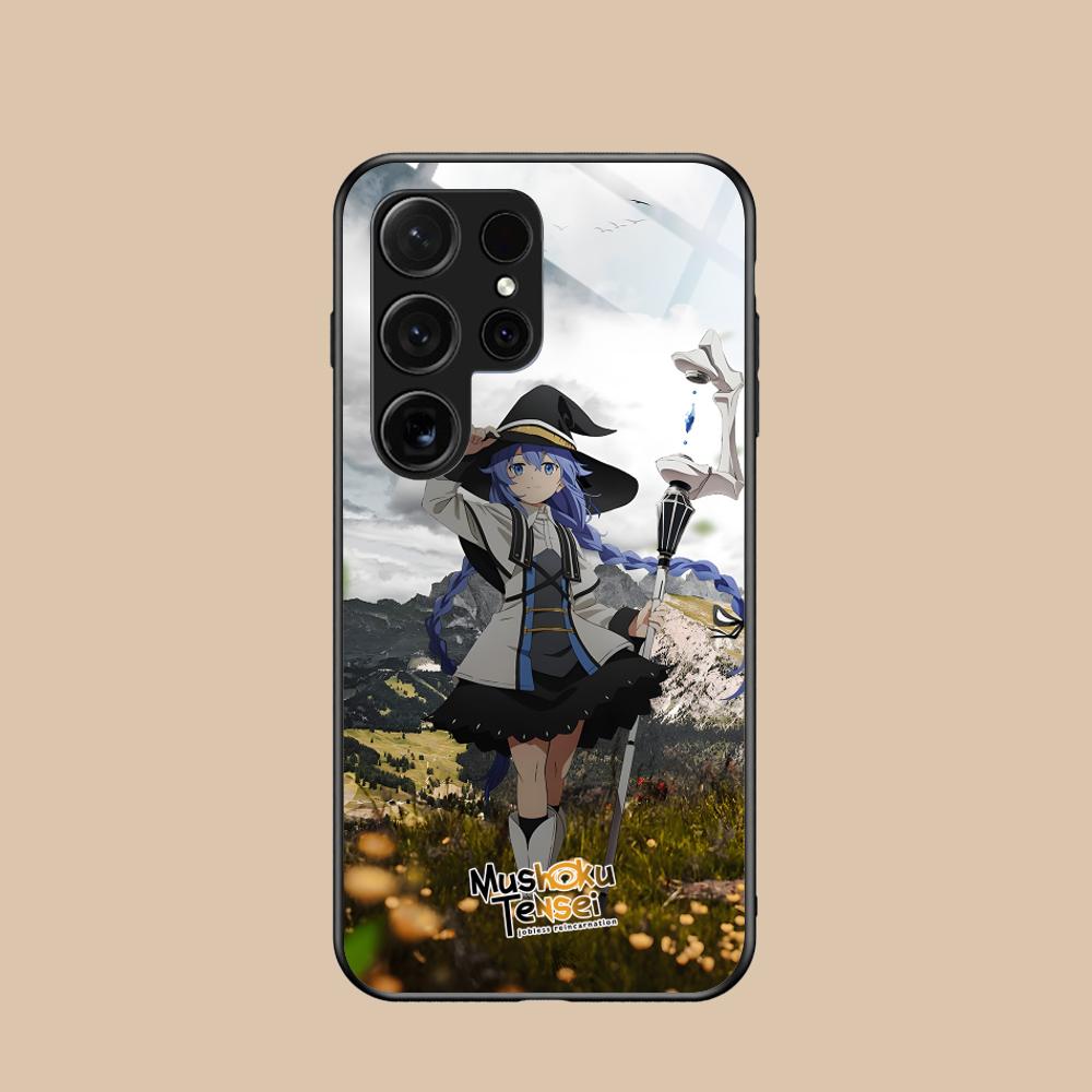 

Mushoku Tensei Roxy Mobile Phone Case for Samsung Galaxy A56 55 54 53 52 51 36 35 34 23 16 15 5G Glass Colorful Cover Pretty Galaxy A16