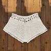 Women Swimming Trunks Sexy Beach Bikini Bottoms Handmade Hollow Crochet Knitted Swimming Shorts Beachwear