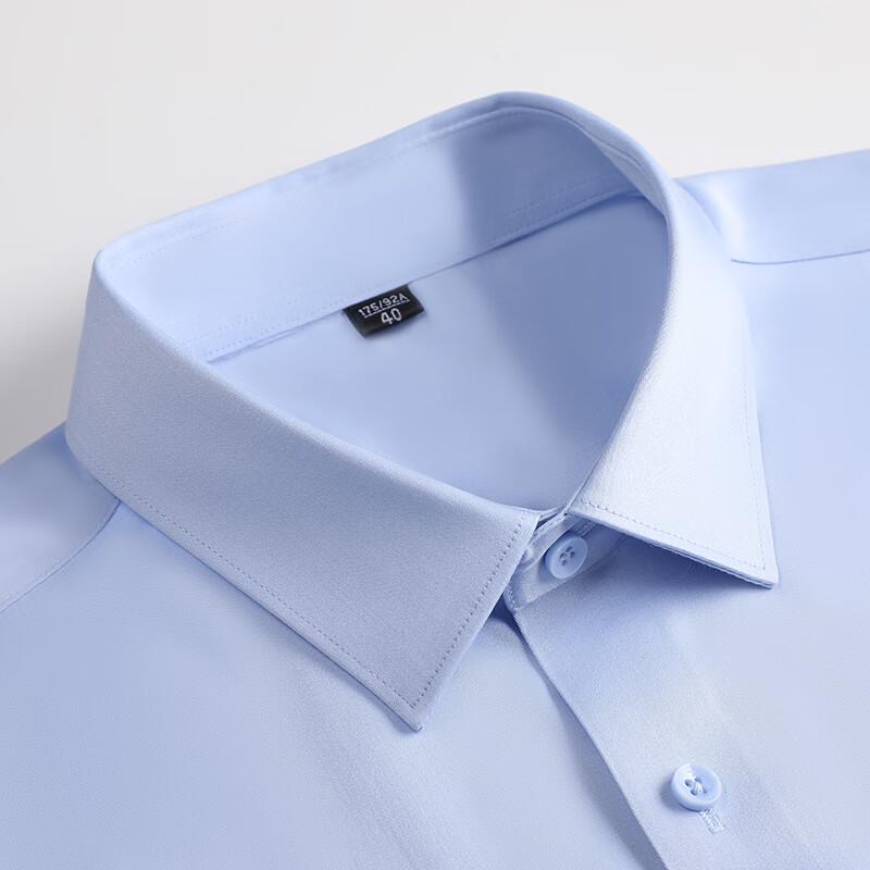 Unisex Professional Cooling Light Blue Short-Sleeve Shirt