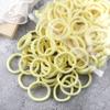 100/200PCS 4cm Elastic Hair Bands Candy Colors Hair Ties for Girls Chidren Headband Colorful Hair Accessories Headwear