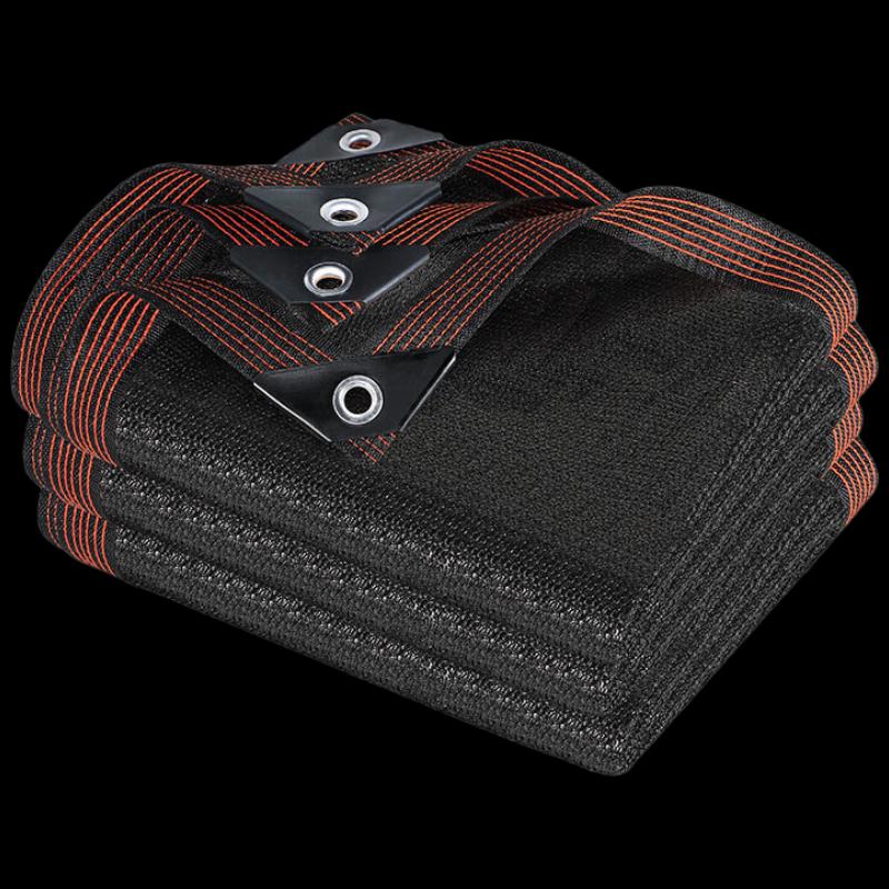Black 24-Pin Thickened Sun Shade Net