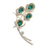 High End Diamond Inlaid Brooch, Women's High-end Feel, Chest Flower, Multifunctional Clothing Accessories