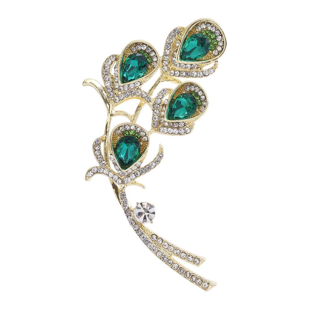 High End Diamond Inlaid Brooch, Women's High-end Feel, Chest Flower, Multifunctional Clothing Accessories