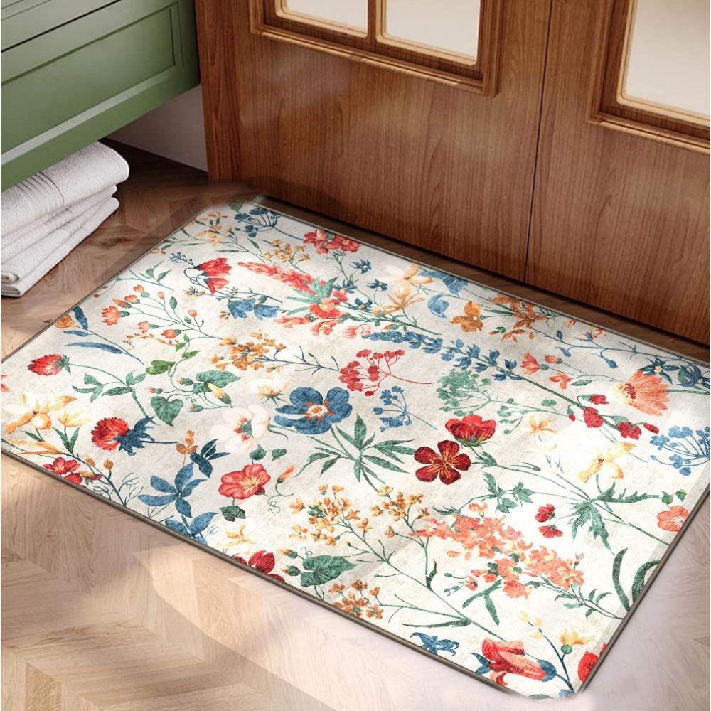 

Whimsical Underwater Cat Door Mat Carpet Rugs Non Slip Soft Mat for Bathroom Entryway Bedroom Home Decoration 40cm x 60cm