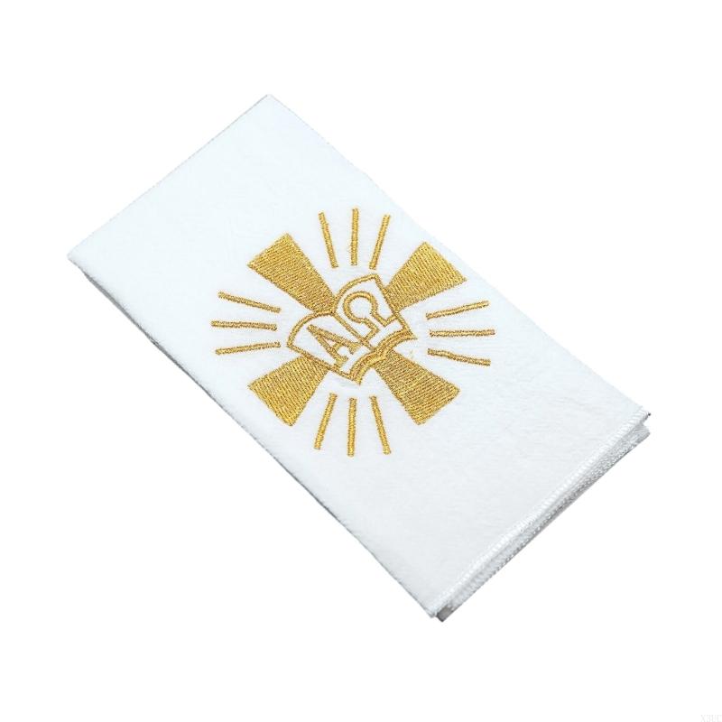 

Multipurpose Embroidered Cotton Linen Cloth Colored Cultural Motifs Handkerchief X3UC