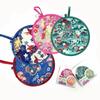 Floral Round Hand Fan Mini Pocket Cooling Fan New Handheld Folding Fan  Outdoor Beach