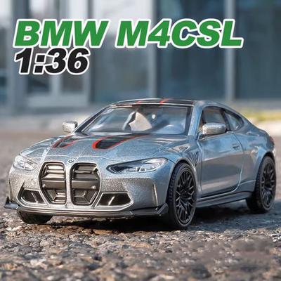 1:36 Bmw M4 M3 Miniature Model Toys Diecast Alloy Car Doors Opened Alloy Body Rubber Tire With Pull Back Vehice Home Decorations
