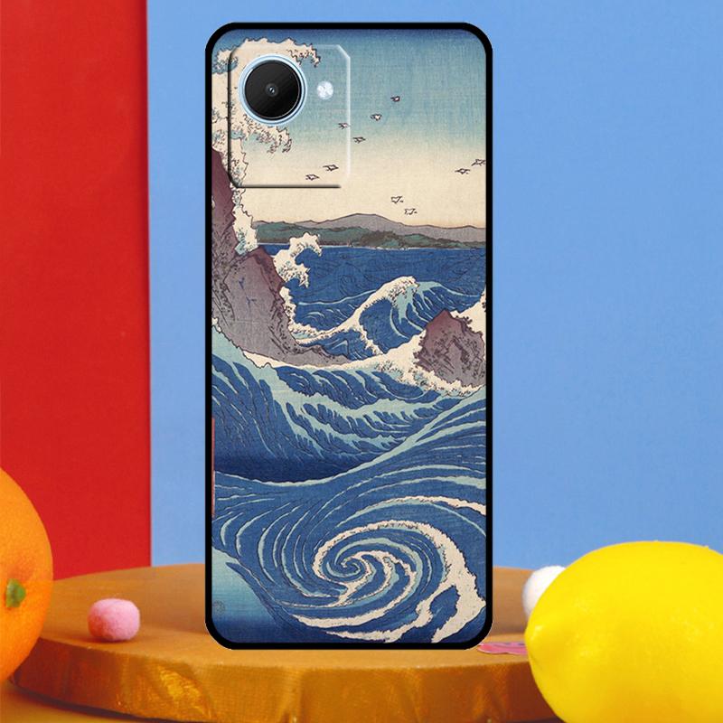 Japanese Style Art Japan For Realme 12 9 10 11 Pro Plus C67 C55 C53 C51 C35 C33 C30 C25s C21Y C31 GT5 GT Neo 6 Case