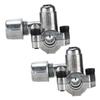 2PCS Piercing Valve Automotive Air Conditioning Punch Plug Valve Corrosion Resistant BPV‑31
