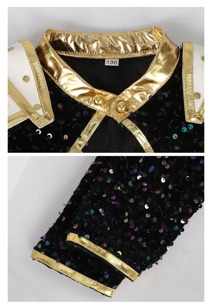 Rumi Zoey Mira Cosplay Kostüm Schwarz Golden Glänzend Uniform Outfit Für Frau Kinder Halloween Kostüme