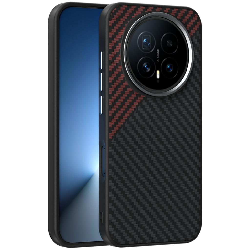 ABEEL For Honor Magic8 5G Magnetic Case Carbon Fiber Texture Phone Back Cover
