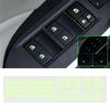 Car Door Windows Control Panel Luminous Button Sticker For Toyota C-HR CHR Corolla Rav4 Rav 4 Auris Yaris Prius Camry Prado