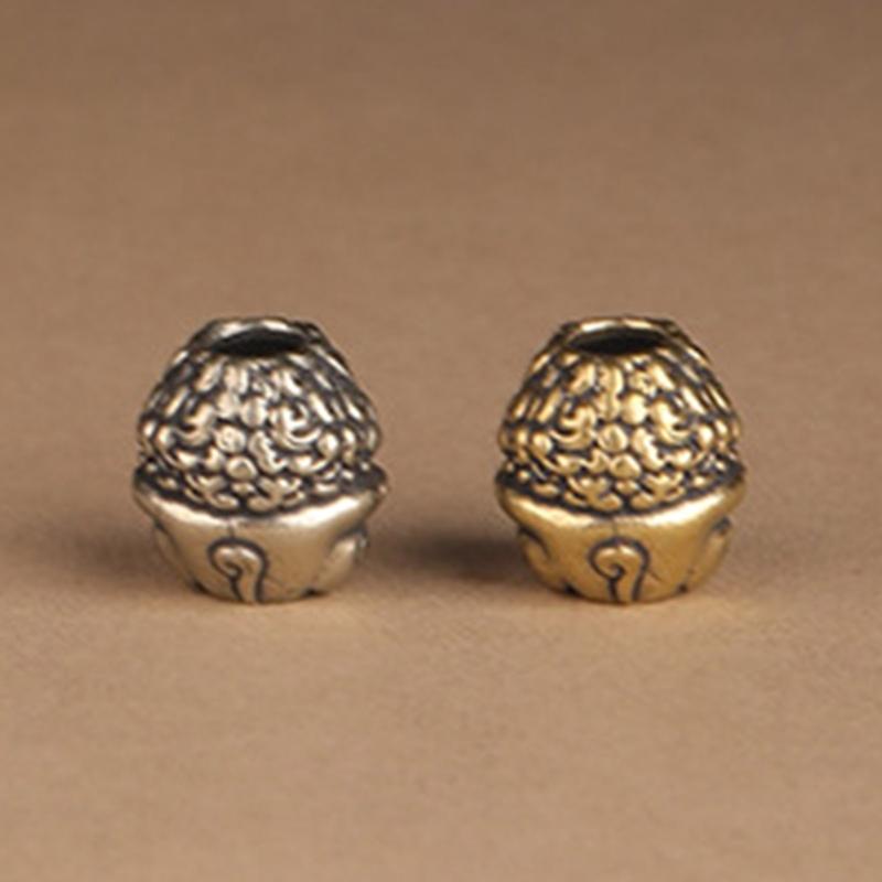 Unique Copper Owl Lion Charm Jewelry Pendant Representing Luck and Prosperity Copper Texture Perfect for Fashion Seekers