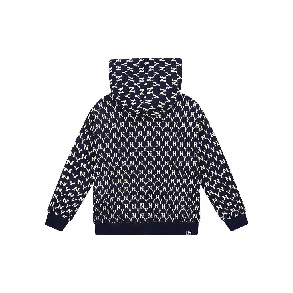 New MLB Mlb Old Flower Sweatshirt Unisex Marine Blue 31TRM6041-50N