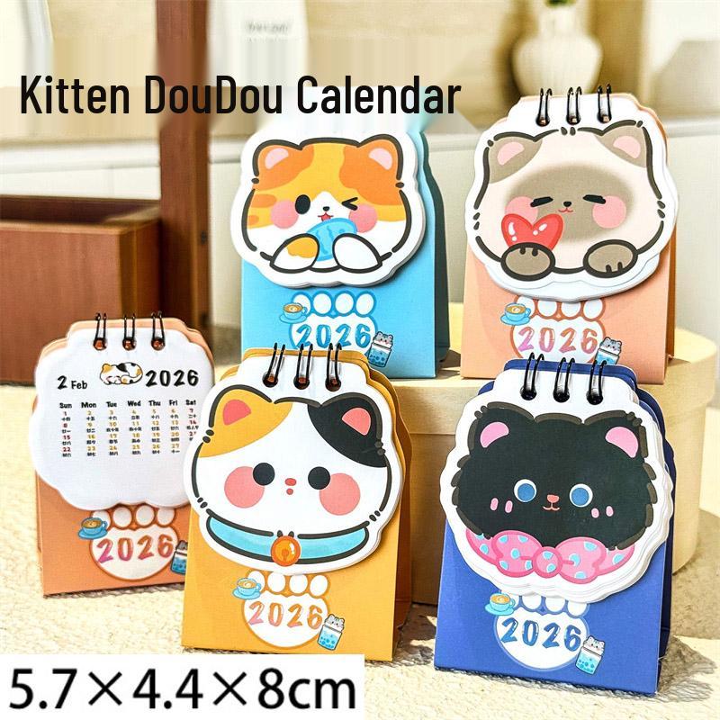 2026 Inspirational Cartoon Desk Calendar: Perfect Student Reward or Kindergarten Gift