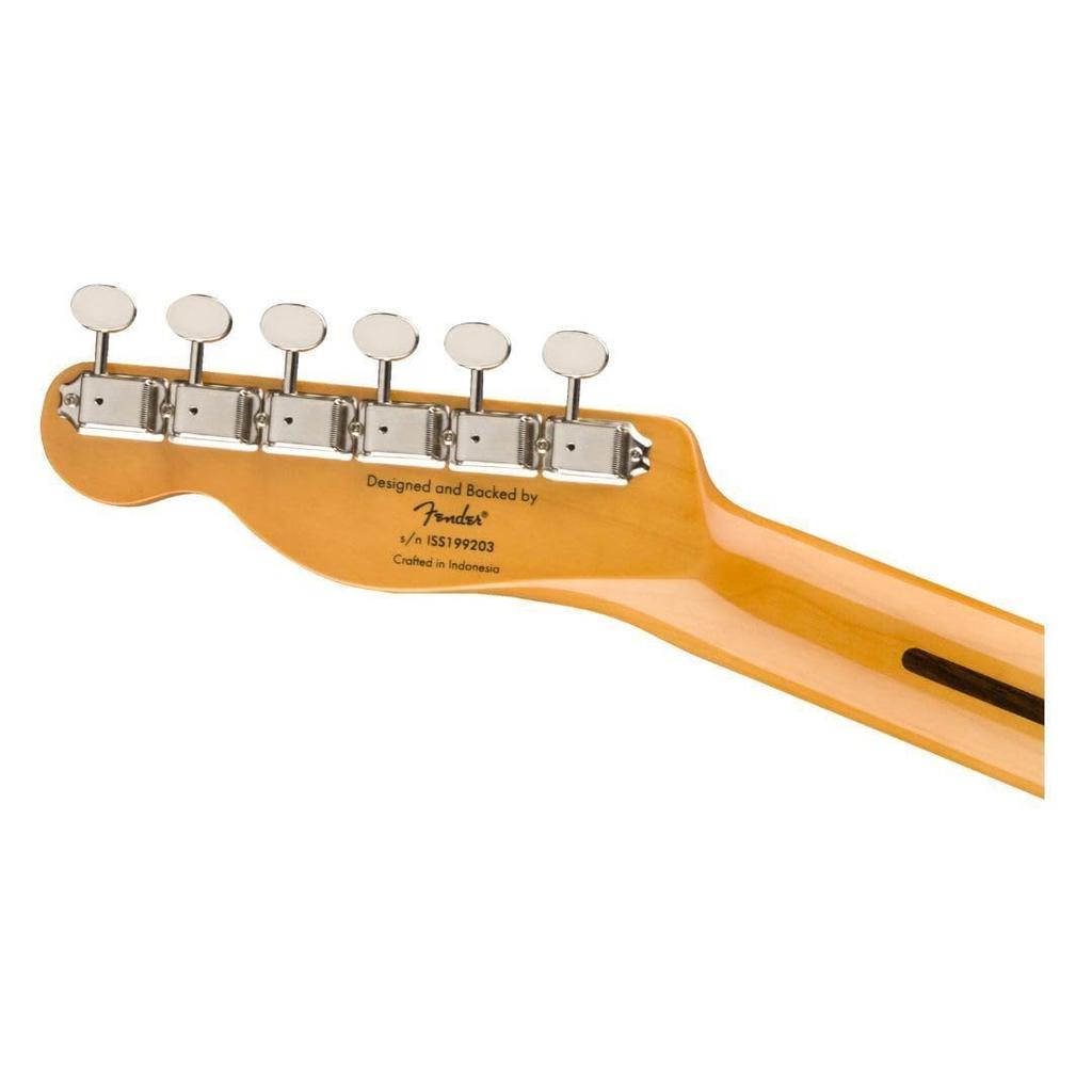 Squier by Fender Classic Vibe 50s Electric White with Soft Case Telecaster® Guitar, Blonde,