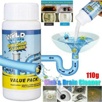 Pipe Dredge Deodorant, Powerful Pipe Dredging Agent, Powder Clog Remover, Sink And Pipe Dredging Powder Pipe Dredge Agent, Kitchen Toilet