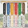 Reflective House Address Sign, Mailbox Post Sign, Reflective Modern House Numbers Address Signs, Mailbox Numbers for Outside, Vertical Plaque,