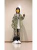 Unisex Vintage Washed Distressed Denim Jacket with Zipper - High-Class, Retro Style for Spring & Autumn